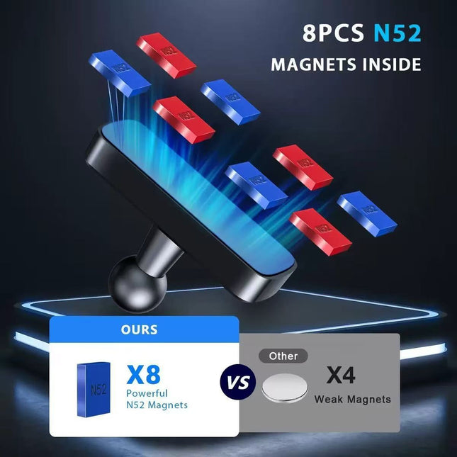 Universal Magnetic Mobile Phone Holder with 17mm Ball Head Base