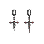 Black earrings (pair)