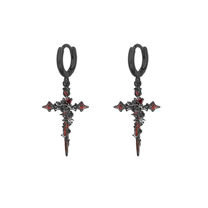 cross earrings