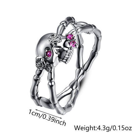 Skull Diamond Ring