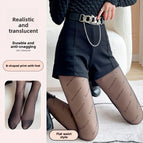 Flat Waist Black Sheer B / 90 Non-fleece One Size