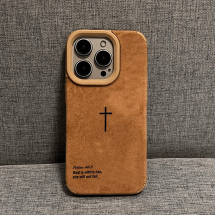 Simple Cross Apple Phone Case