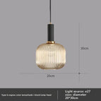 12w tungsten light bulb / Type b-black  cognac lampshade