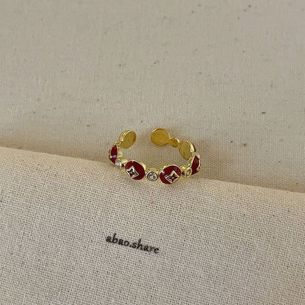 Creature Tiger's Eye Open Ring