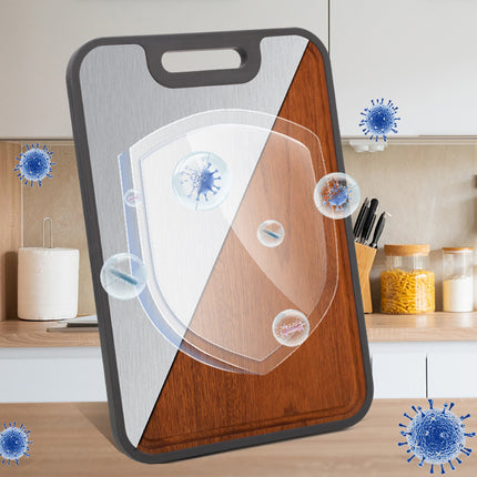 Double-sided solid wood cutting board