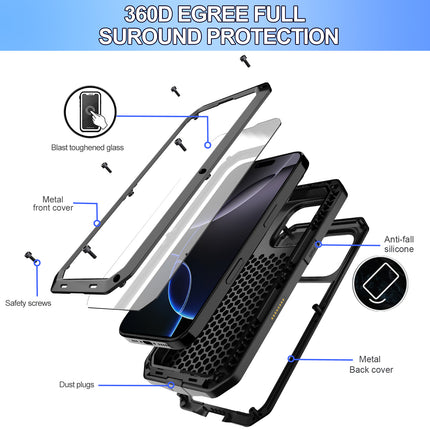 Shockproof Aluminum Phone Case for iPhone Series