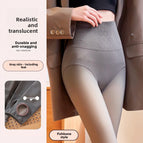 Corset Waist Gray Sheer Footed / 320 Thick Fleece One Size