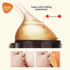 Pacifier gravity ball straw