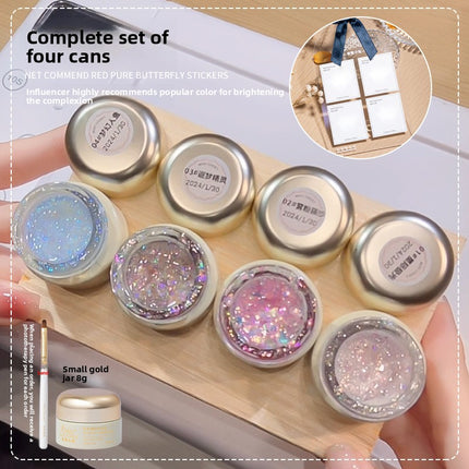 Fine Glitter Nail Polish Gel