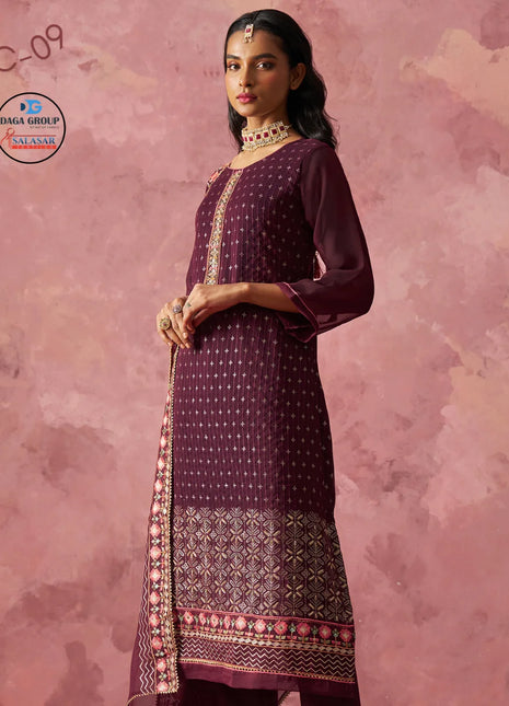 Elegant Premium Polyester Slim Fit Indian & Pakistani Style Women's Kurta/Kurti Trending for Weddings Parties Casual All Seasons