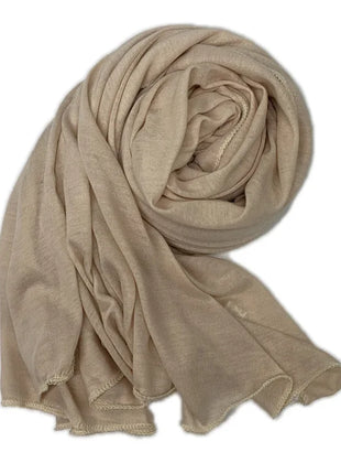 35 Colors Women High Quality Jersey Hijab Scarf Cotton Plain Elasticity Shawls Maxi Hijabs Muslim Head Wraps Turbans 180*85Cm
