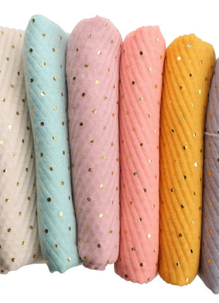 90*200cm muslim crinkle hijab scarf islamic sprinkle gold scarves with hot stamping foulard femme musulman solid shawls