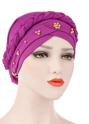 Head Scarf for Muslim Women Solid Cotton Turban Bonnet Hijab Caps White Pearl Inner Hijabs Femme Musulman Arab Wrap Turbantes
