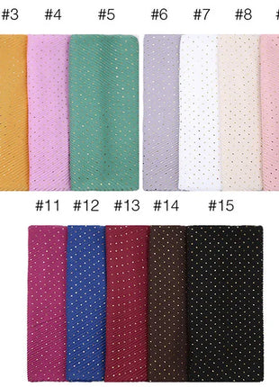 90*200cm muslim crinkle hijab scarf islamic sprinkle gold scarves with hot stamping foulard femme musulman solid shawls