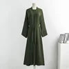 Muslim Sets Open Front Abaya+ Sleeveless Inner Dress with Belt Two Pieces Ramadan Prayer Kaftans Islamic Clothing Muslim Jilbabs