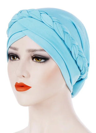 Head Scarf for Muslim Women Solid Cotton Turban Bonnet Hijab Caps White Pearl Inner Hijabs Femme Musulman Arab Wrap Turbantes