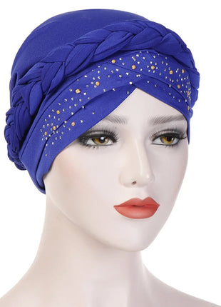 Head Scarf for Muslim Women Solid Cotton Turban Bonnet Hijab Caps White Pearl Inner Hijabs Femme Musulman Arab Wrap Turbantes