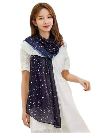 Fashion Ombre Two-tone Glitter Gradient Viscose Shawl Scarf Women Shimmer Bling Wrap Pashmina Stole Bufandas Muslim Hijab Snood