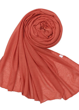 35 Colors Women High Quality Jersey Hijab Scarf Cotton Plain Elasticity Shawls Maxi Hijabs Muslim Head Wraps Turbans 180*85Cm