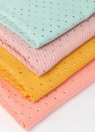 90*200cm muslim crinkle hijab scarf islamic sprinkle gold scarves with hot stamping foulard femme musulman solid shawls