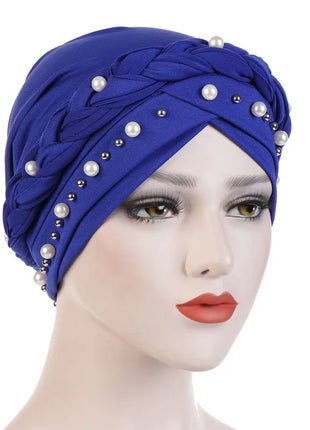 Head Scarf for Muslim Women Solid Cotton Turban Bonnet Hijab Caps White Pearl Inner Hijabs Femme Musulman Arab Wrap Turbantes