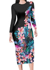 hawaiifloral-black / S