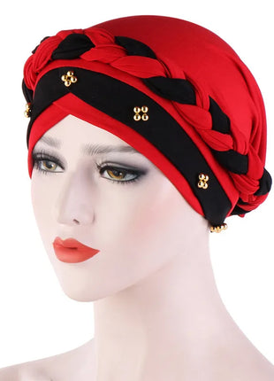 Head Scarf for Muslim Women Solid Cotton Turban Bonnet Hijab Caps White Pearl Inner Hijabs Femme Musulman Arab Wrap Turbantes