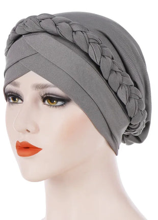 Head Scarf for Muslim Women Solid Cotton Turban Bonnet Hijab Caps White Pearl Inner Hijabs Femme Musulman Arab Wrap Turbantes