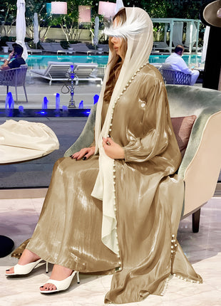 Muslim Dress 2 Piece Set Abayas Women Autumn Elegant Party Arab Morocco Hijab Abaya Dubai Turkey Islam Kaftan Musulmane Vestidos