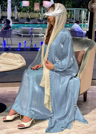 Muslim Dress 2 Piece Set Abayas Women Autumn Elegant Party Arab Morocco Hijab Abaya Dubai Turkey Islam Kaftan Musulmane Vestidos