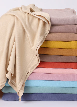 Big Size Jersey Hijabs for Woman Turban Mercerized Cotton Hijab Scarf Shawl Turbans for Women Headscarf Scarves Ramadan Foulard