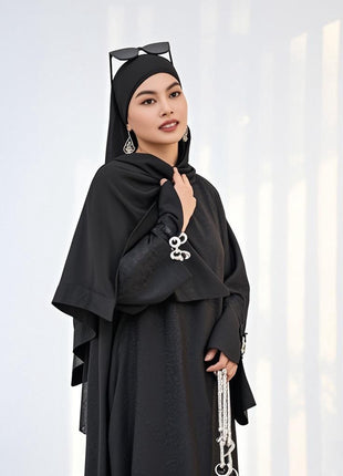 Eid Muslim Abaya for Women Bow Dresses Jalabiya Vestidos Split Sleeve Ramadan Morocco Dubai Long Robe Party Islam Kaftan 2025