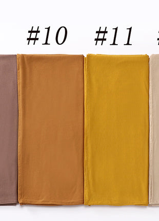 Big Size Jersey Hijabs for Woman Turban Mercerized Cotton Hijab Scarf Shawl Turbans for Women Headscarf Scarves Ramadan Foulard