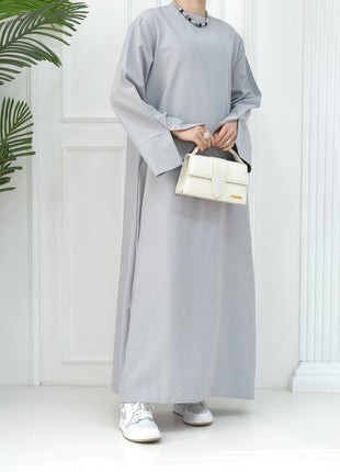 2024 New Dubai Abaya for Muslim Women Eid Ramadan Modest Dress Türkiye Loose Large Elegant Dress Gown Female Islam Clothing