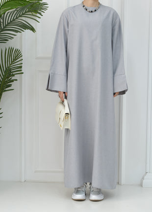 2024 New Dubai Abaya for Muslim Women Eid Ramadan Modest Dress Türkiye Loose Large Elegant Dress Gown Female Islam Clothing