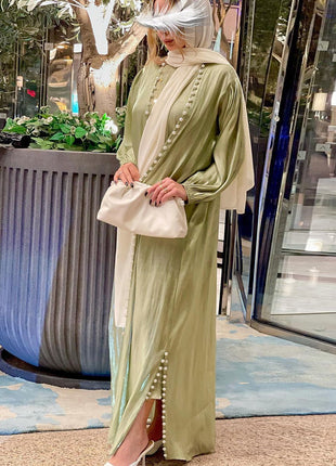 Muslim Dress 2 Piece Set Abayas Women Autumn Elegant Party Arab Morocco Hijab Abaya Dubai Turkey Islam Kaftan Musulmane Vestidos