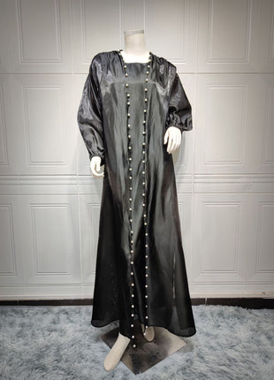 Muslim Dress 2 Piece Set Abayas Women Autumn Elegant Party Arab Morocco Hijab Abaya Dubai Turkey Islam Kaftan Musulmane Vestidos