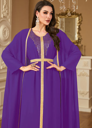 Europe Fashion Casual Maxi Dresses for Women Embroidery Lace Dress