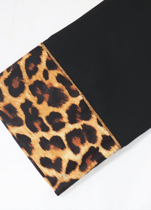 Muslim Abaya Dress Women Dubai Dresses Jalabiya Leopard Print Vestidos Modest Robe Morocco Arab Abayas Kaftan Islam Ramadan