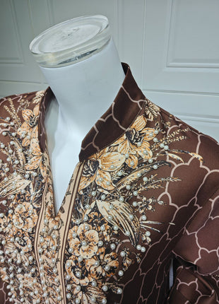 Muslim Dress Women Abaya for Eid Diamond Party Dresses Arab Long Robe Print Abayas Dubai Morocco Kaftan Islam Jalabiya Vestidos