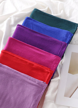 Big Size Jersey Hijabs for Woman Turban Mercerized Cotton Hijab Scarf Shawl Turbans for Women Headscarf Scarves Ramadan Foulard