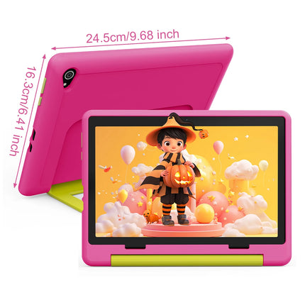 Kid Tablet 10Inch Android15 20GB RAM 64GB ROM 128GB Expandable 5000mAh 8-Core WiFi Bluetooth Children's Gift KIDOZ Kids Software