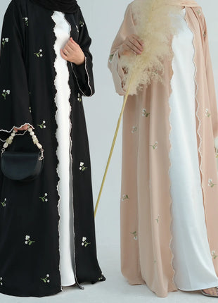 Eid Muslim Abaya for Women Embroidery Cardigan Dresses Abayas Ramadan Morocco Dubai Jalabiya Kaftan Vestidos Arab Long Robe 2025