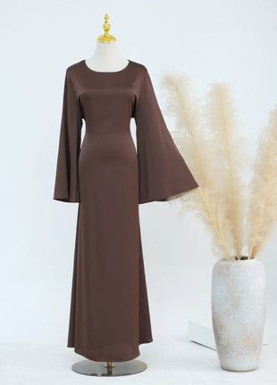 Ramadan 2 Piece Muslim Women Set Dubai Modest Abaya Islam Abayas Femme Elegant Arabic Clothing Fashion Turkey Solid Outfit 2025