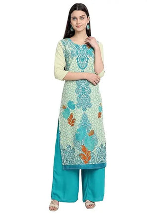 Muslim Dress Kurt Womens Fashionable Elegant National style Straight Tube Casual Slit hem Elephant Pattern Abito Donna Musulmana