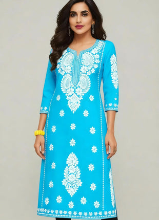 National style Kurtta Women Fashion Comfortable Slit hem Casual Ethnic Abito Donna Musulmana Women Dress Turkish Abaya