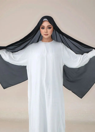 New Elasticity Modal Jersey Instant Hijab With Straps Muslim Woman Hijab Soft Solid Headwraps Turban Islam Malaysia Headscarf