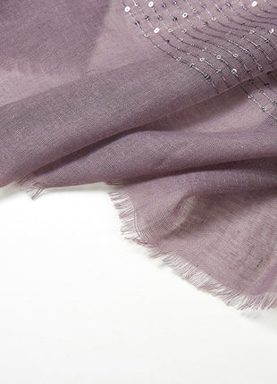 Cotton Linen Hijabs Scarf Turban Hijab Comfort Wearing Soft Paillette Shawls Fringed Muslim Fashion Women Scarves Hijab Ramadan