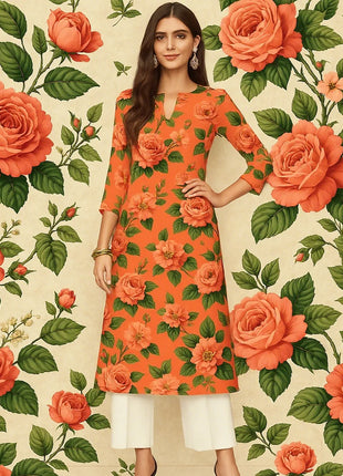 Muslim 2026 Women's Kurt Fashionable And Elegant Straight Tube Casual Peacock Pattern Flowers Comfortable Dress Abayas Femme