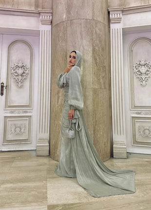Eid Silky Women Dress Muslim Abaya Party Jalabiya Ramadan Party Long Dresses Vestidos Largos Arab Long Robe Morocco Kaftan 2025